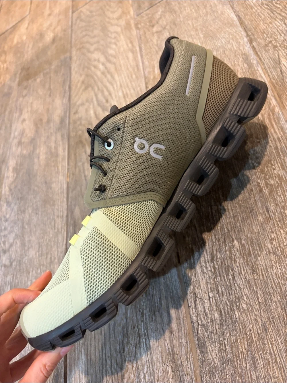 On Cloud 5 Grove Haze Men’s sneakers size 14